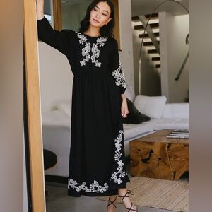 Bohme Cassandra embroidered dress - M